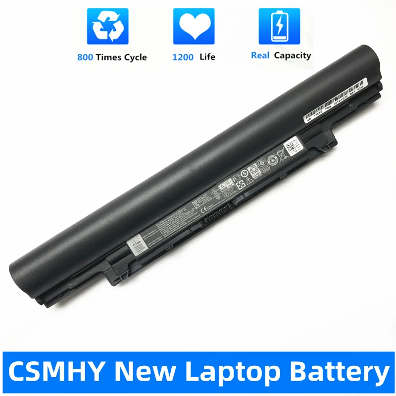

CSMHY New YFDF9 Laptop Battery For DELL Latitude 3340 3350 V131 2 Series JR6XC 5MTD8 YFOF9 HGJW8 VDYR8 7WV3V H4PJP 65WH