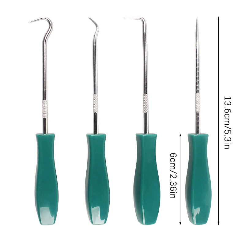 

4 шт./набор 135 мм Набор отверток для автомобильного уплотнительного сальника для автомобиля уплотнительное кольцо фотоэлемент для снятия фотографий крючки Инструменты для ремонта автомобиля