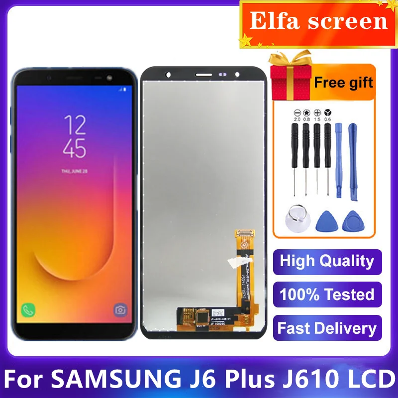 

Original for Samsung Galaxy J6+ J610 J610F J610FN Display LCD Screen replacement for Samsung J6 Plus display screen