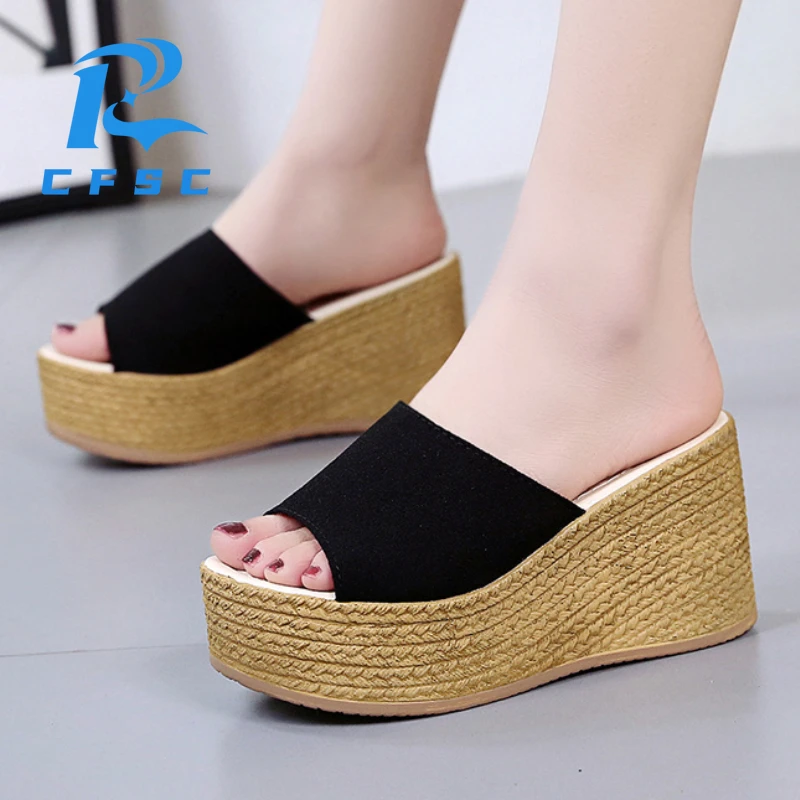 

Fashion 2022 New Summer Women's Sandals Peep-Toe Shoes Woman High-Heeled Platfroms Casual Wedges For Women High Heels Shoes