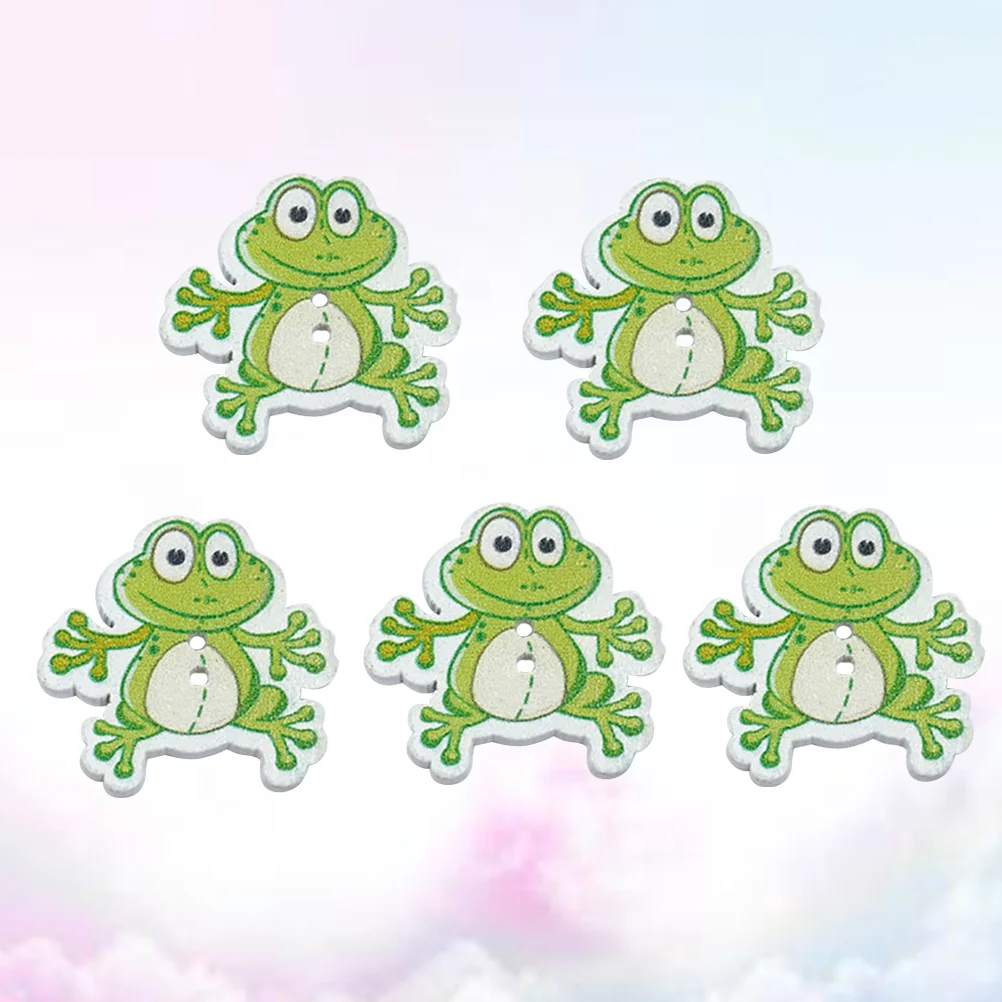 

50 Pcs Jean Buttons DIY Craft Button Self Made Cartoon Wooden Buttons Wooden Embellishment Bamboo Scrapbooking Button Child