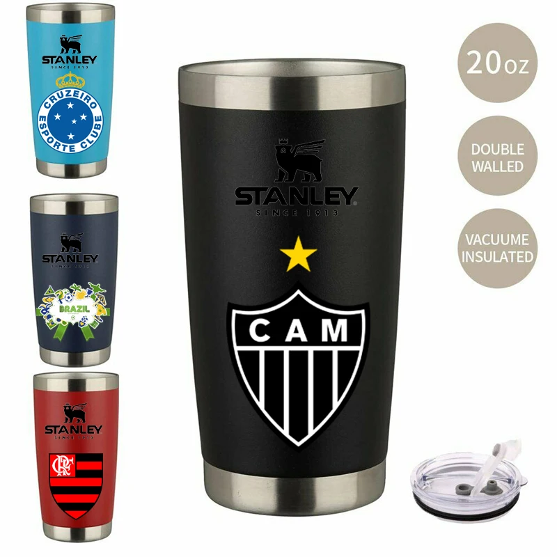 

Stanley Thermal Mug Beer Cup Stainless Steel Thermos for Tea Coffee Water Bottle Vacuum Insulated Mug With Lid Tumbler Drinkware