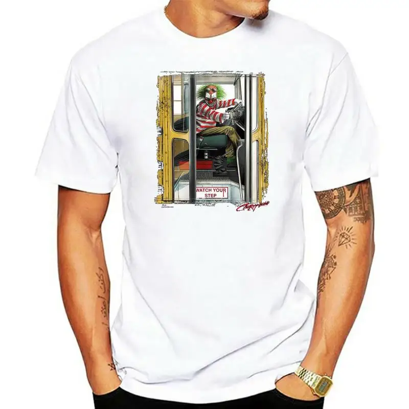 

Evil Clown School Bus Driver T-Shirt Black Medium