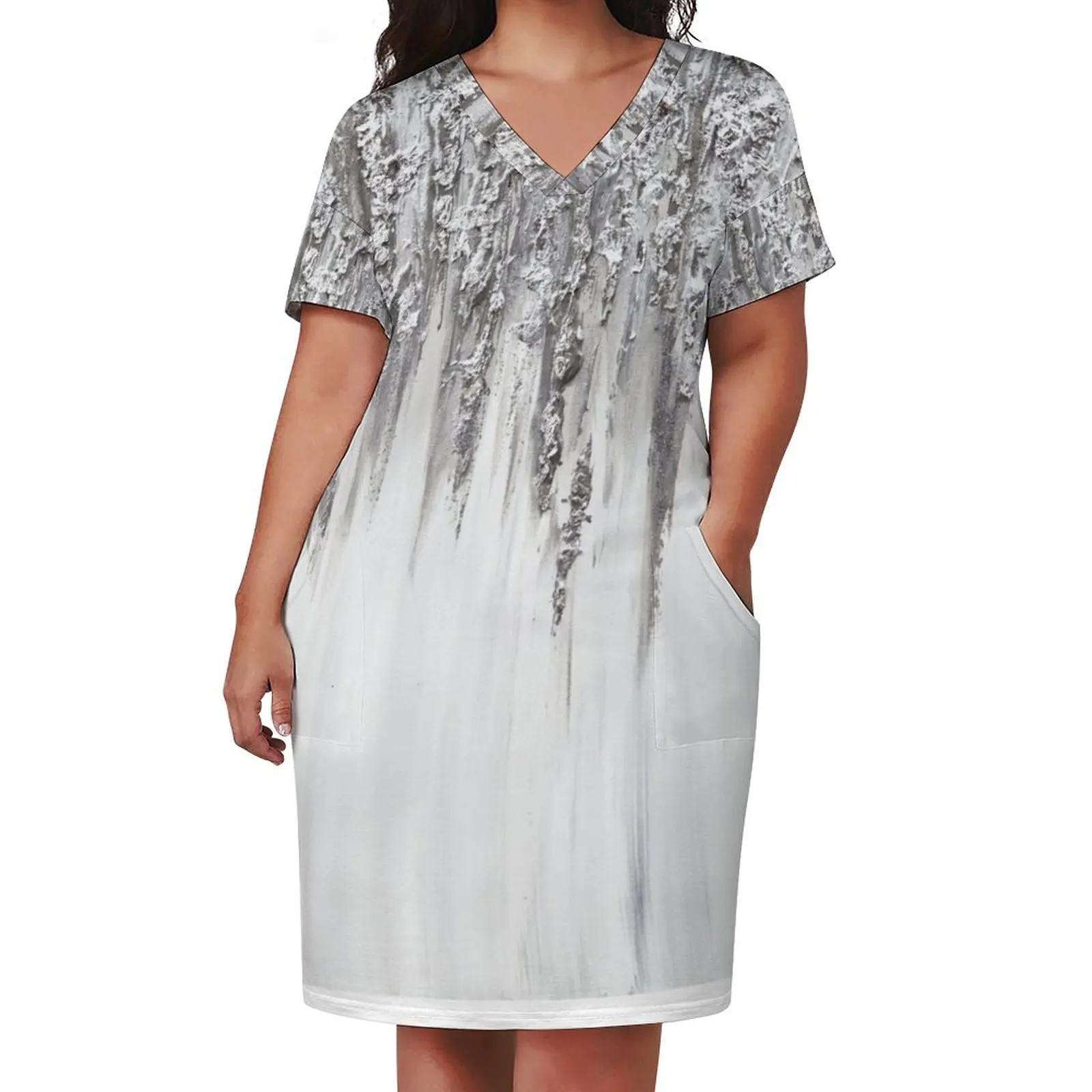 Свободное карманное платье Silver Drops of Jupiter роскошные вечерние платья 20220. Женское