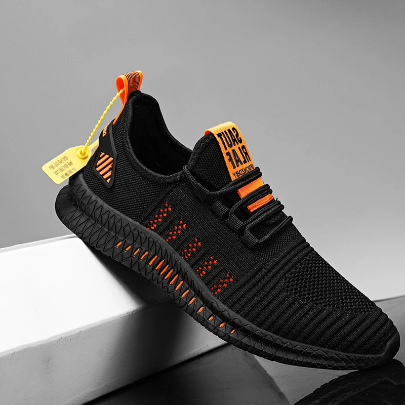 Men's Casual Shoes Sneakers Fashion Sports White Outdoor Light Large Size Black Breathable Summer Comfortable Trend Running Shoe