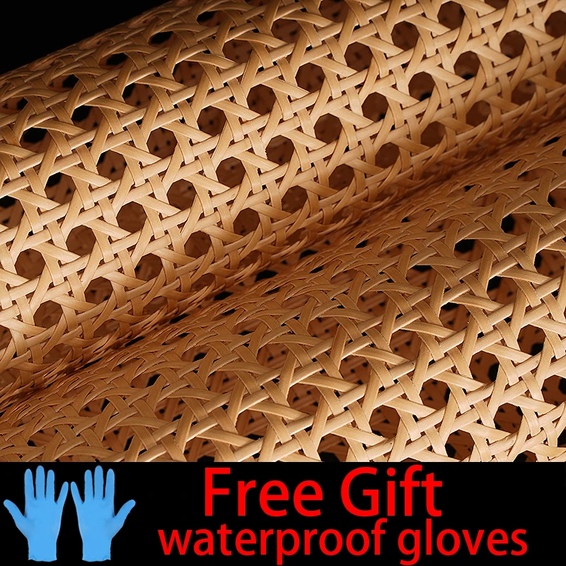 40-55cm Width 0.6-2 Meters Length Vinyl Rattan Cane Webbing 