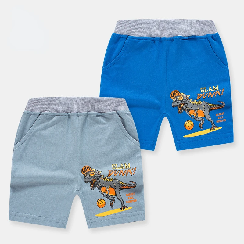 

Summer New Children's Shorts Boys Five Minutes Pants Cotton Cartoon Dinosaur Printed Baby Pants Korean Version
