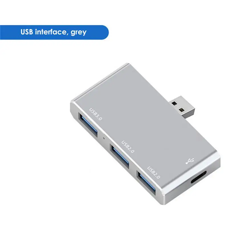 

Pd 60w Charging Multi-extender Mini 4 Port 4 In 1 Usb-c Hub High Speed Splitter Adapter For Pc Computer Laptop Hub Usb2.0/usb3.0