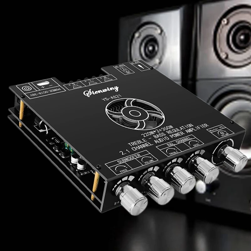 YS-AS21 2 1-канальная плата цифрового усилителя Bluetooth TPA3251 с регулировкой высоких