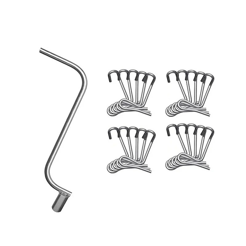 

Инструмент для ремонта забора с колючей проволокой поставляется с вспомогательным ключом, прост в использовании