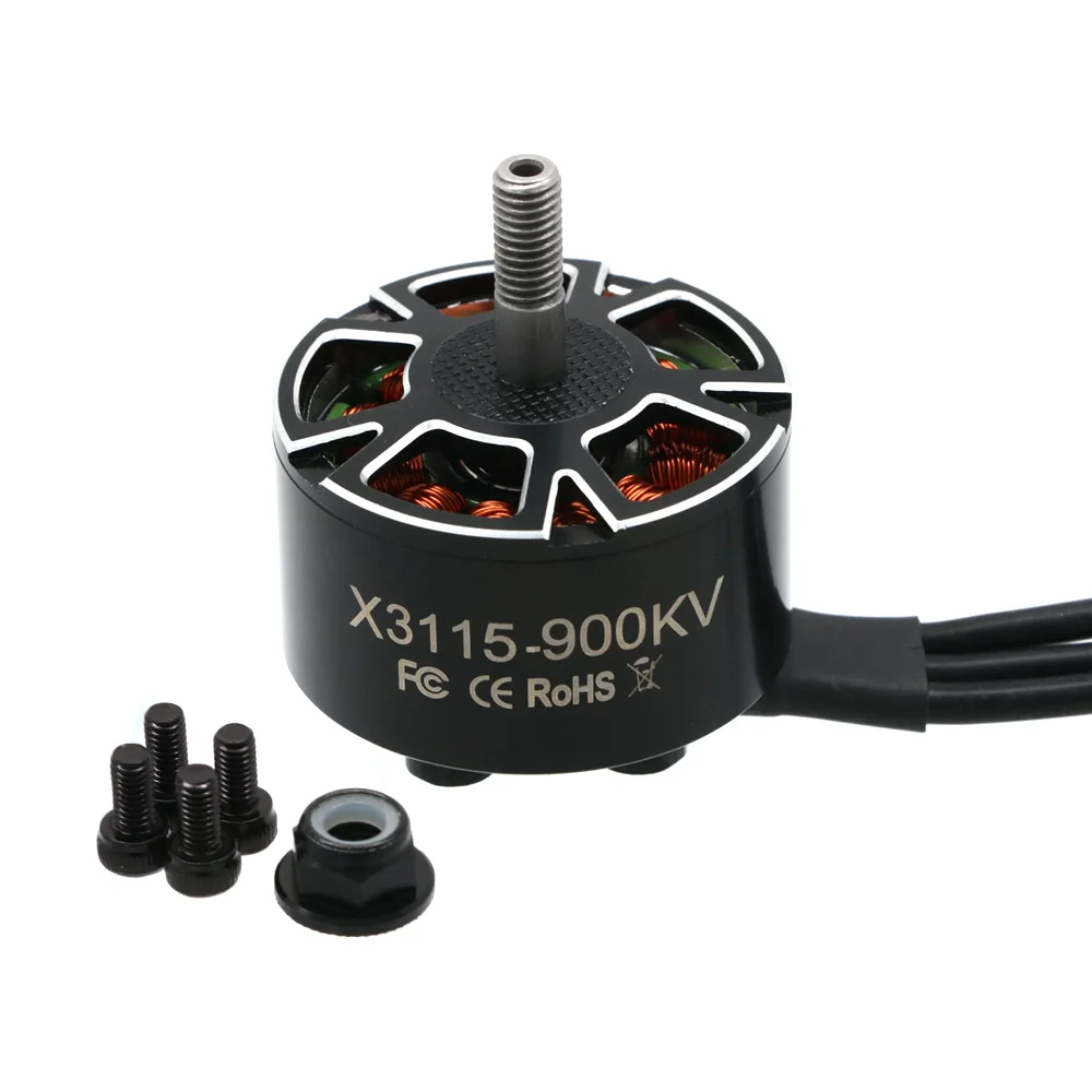 Фото 4 шт./лот UAngel X3115 900KV 1050KV 1200KV 6S бесщеточный двигатель для FPV 9-дюймовые 10-дюймовые дроны дальнего действия №3