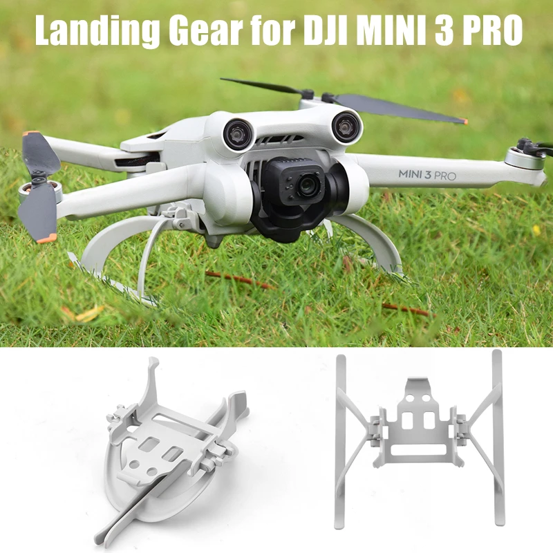 

Folding Landing Gear for DJI MINI 3 PRO Drone Extender Height Long Leg Foot Stand Quick Release Gimbal Protector Accessory