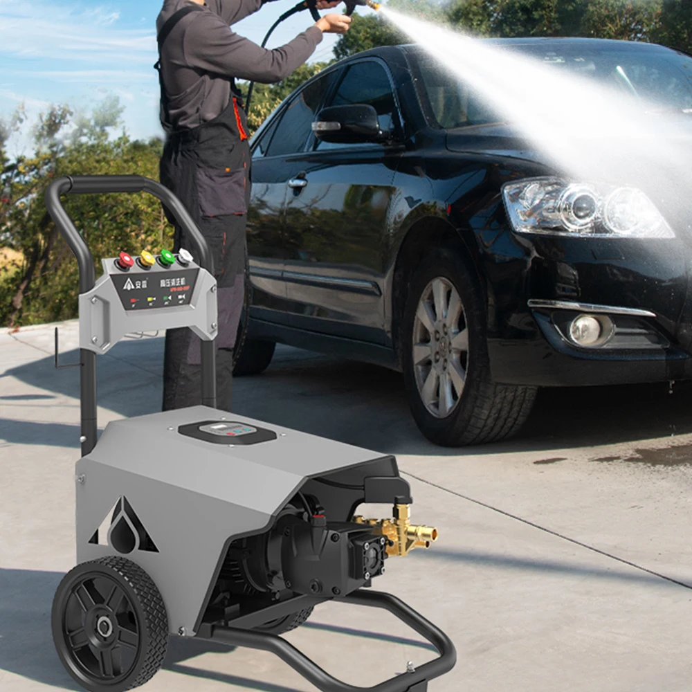 

220v High-Voltage Commercial Car Washing Machine, Industrial Cleaning Machine, Car Washing Shop, Water Gun Pump, High-Power Floo