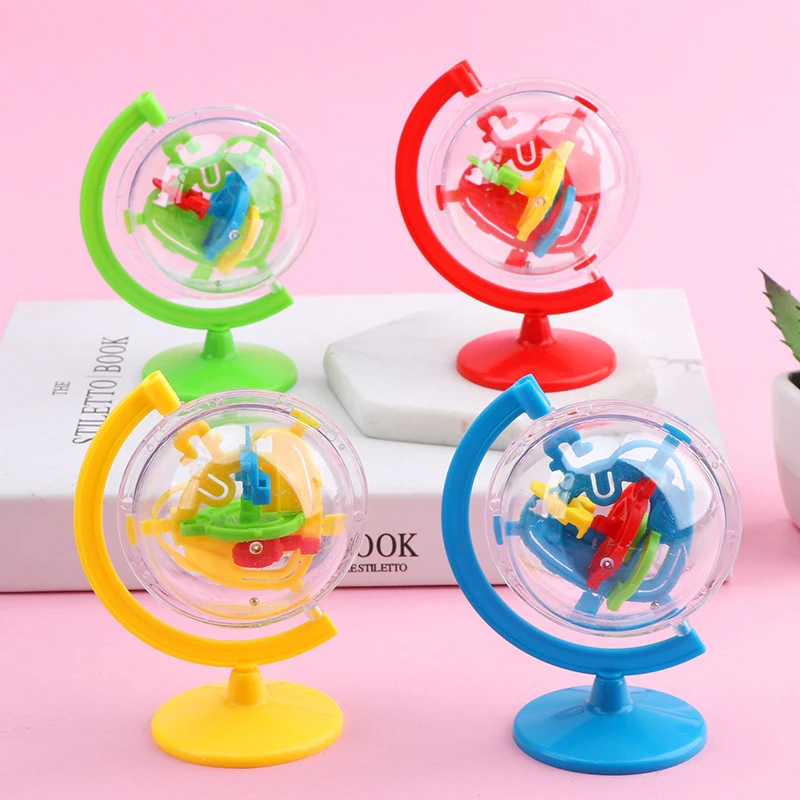 

Children's Practical Globe Maze Three-dimensional Puzzle Maze Ball Intelligence Ball 3d Ball Toy Kindergarten Small Gift