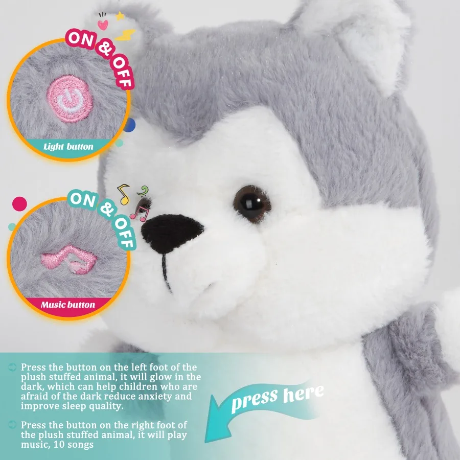 Рисунок 4 - 40 см светящиеся мягкие серые строительные