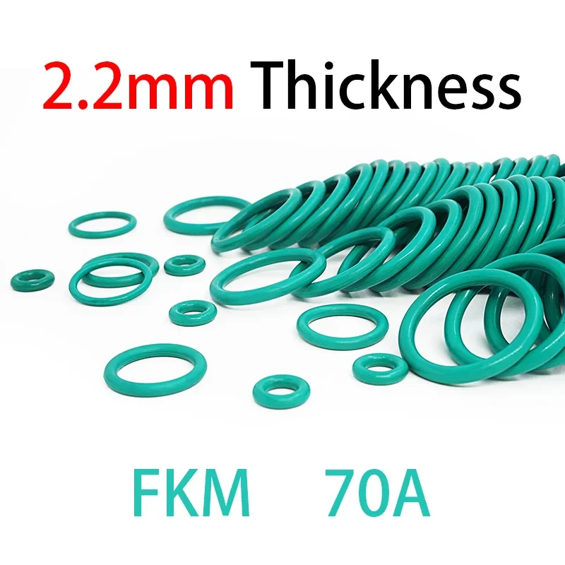 

Зелёные уплотнительные кольца FKM 2.2мм