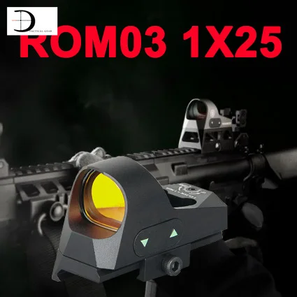 

ROMEO3 1x25 Mini Reflex Sight 3 MOA Dot Reticle Red Dot Sight Scope Picatinny QD Mount for Rifles Carbines