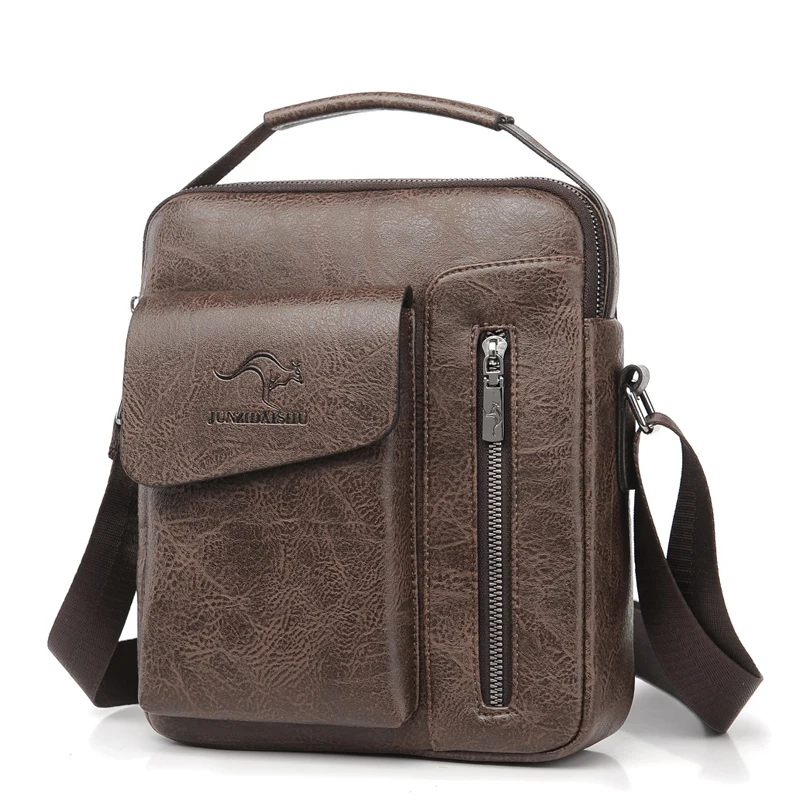 

Сумка на плечо мужская кожаная, повседневный мессенджер в деловом стиле, роскошный брендовый саквояж кросс-боди для работы, подарок для мужчин