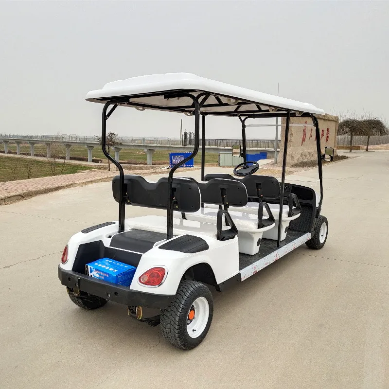 

China-approved Use Airport Electric Tourist Minibuses or Club Golf Cart Exported to North and South America 4-wheel Golf Carts