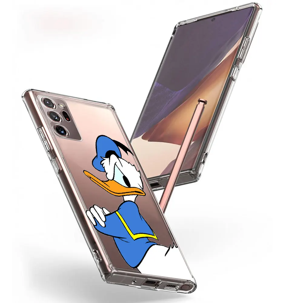 Милый чехол для телефона с Дональдом Дейзи дак для Samsung Galaxy Note 10 Plus 20 Ultra 5G 8 9 10 Lite TPU прозрачный мягкий чехол J4 M21 J6 (art.: 3920ca1bf63b7) - 3920ca1bf63b7
