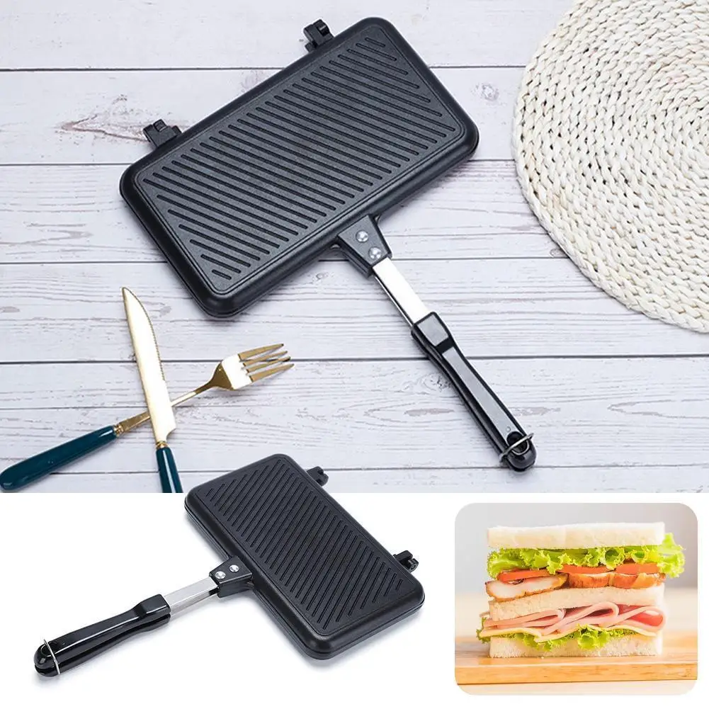 

Nonstick Sandwich Baking Pan Waffle Muffin Bread Toast Mold Kitchen Household Accessories Pancake Roast Breakfast Maker Gri H4A2