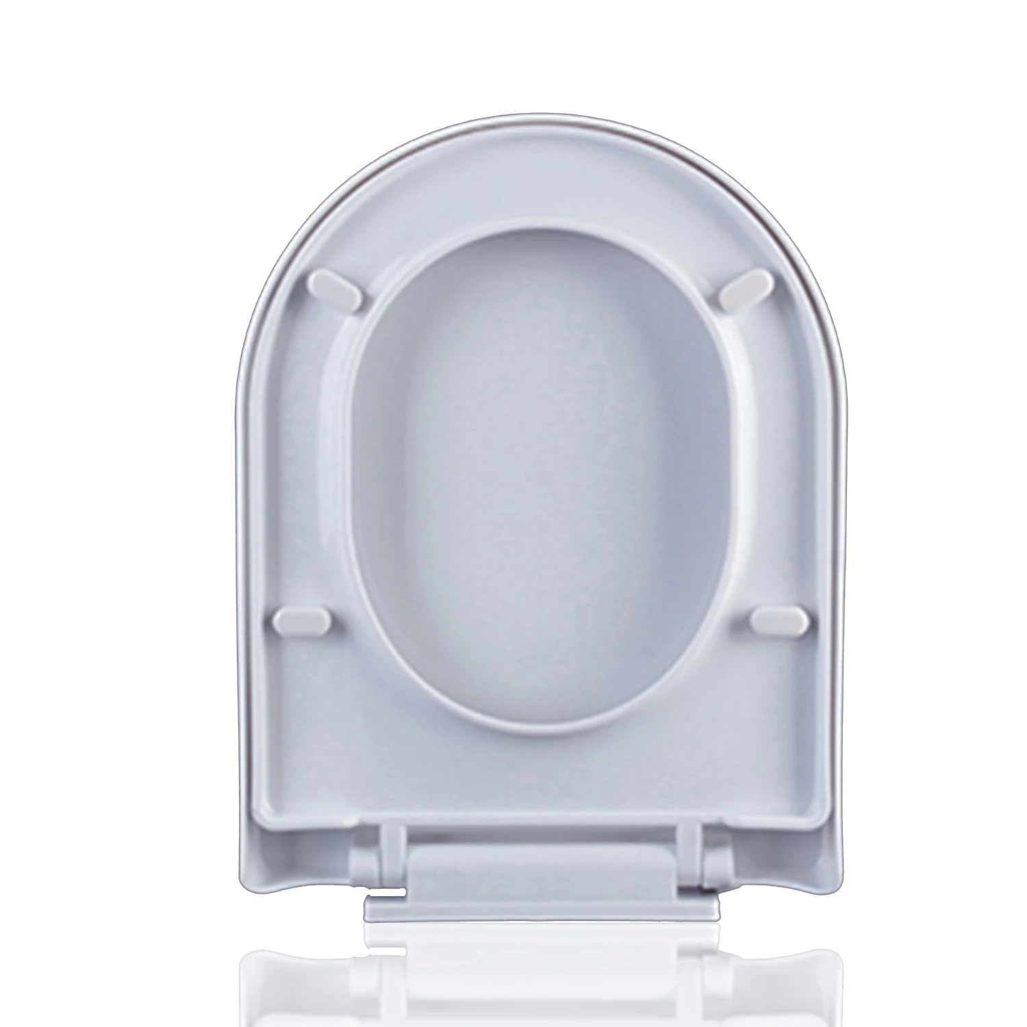 Универсальные U-образные удлиненные сидения для унитаза с медленным закрытием