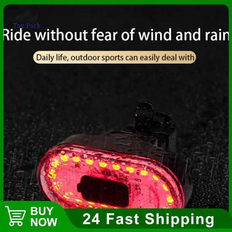 

Cycling Bike Taillight Waterproof 14 Light-emitting Modes Usb Charging Highlight Safety Warning Lamp Colorful Bicycle Rear Light