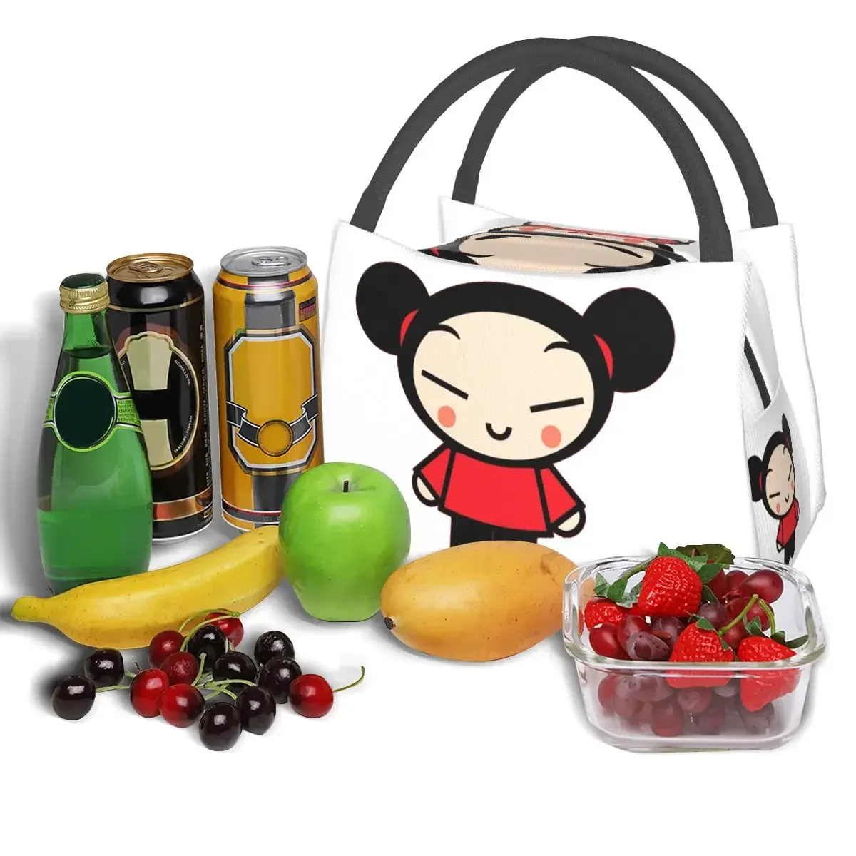 Милая сумка для обеда Pucca изолированная коробка бенто водонепроницаемая