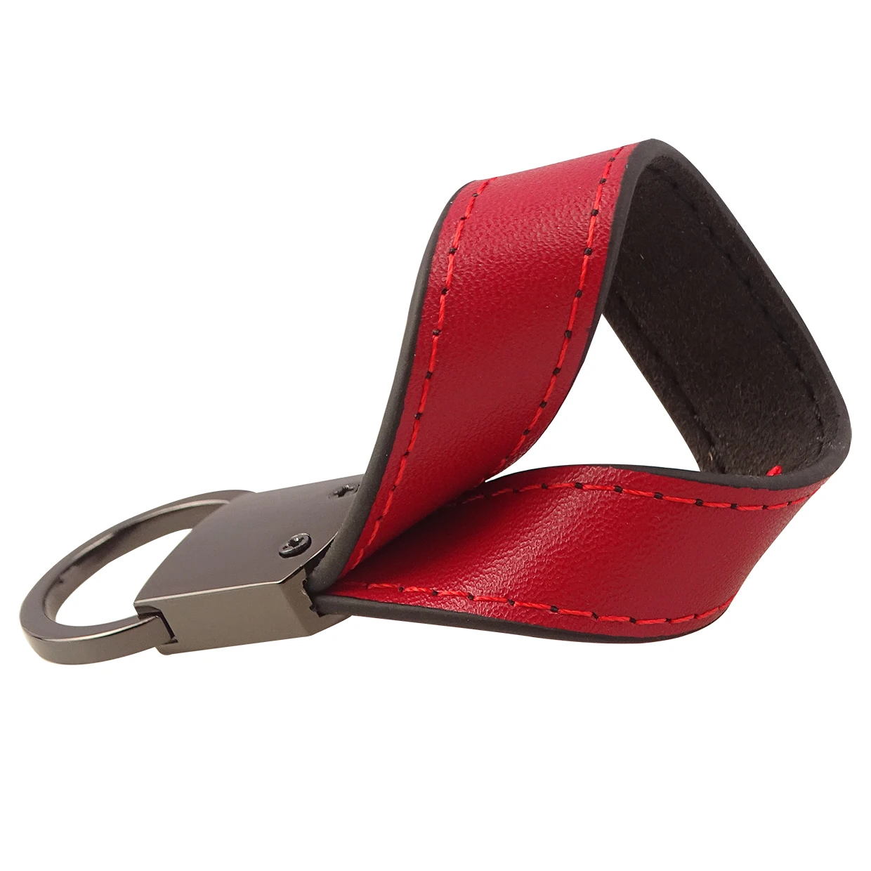 Кожаный брелок для ключей из алькантары с итальянским флагом кожаный автомобиля