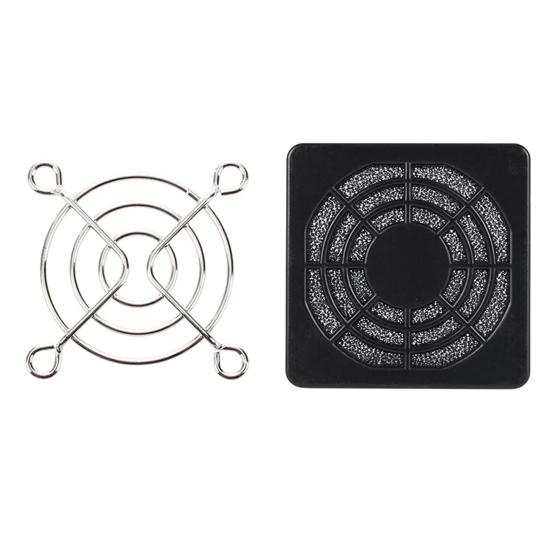 

4 Pcs Dustproof Dust Filter Guard Grill Cover For 50Mm PC Case Fan