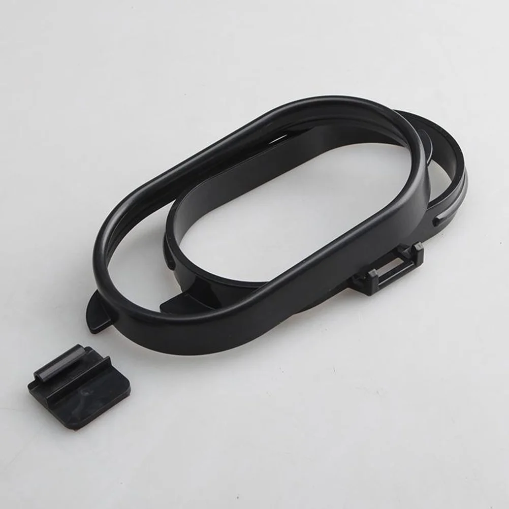 

1Pc Car Garbage Bag Hanging Rack Rubbish Trash Bag Holder Organizer Containers Plastic Waste Storage Bag Holder for Car (Black)