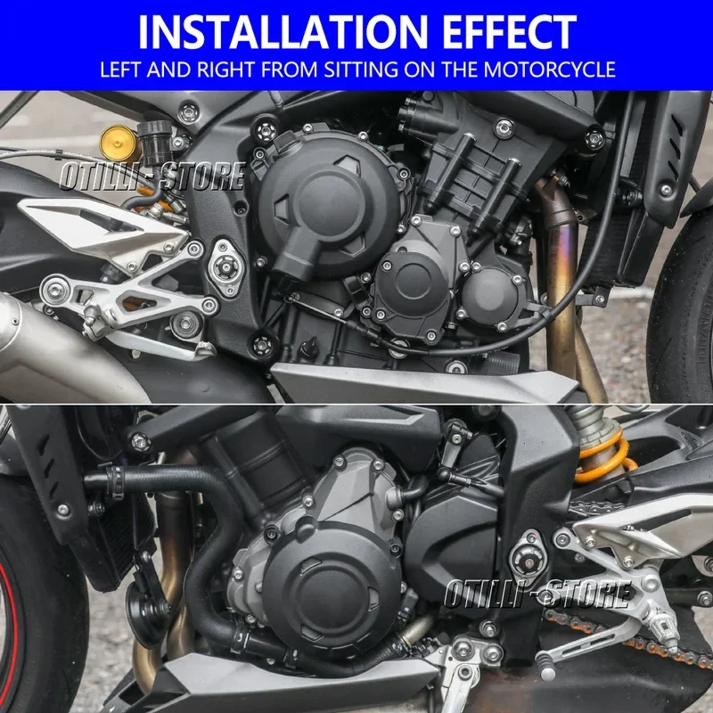 Новые аксессуары для мотоциклов защитный чехол двигателя Daytona 675/R Street Triple 765 R/S/RS