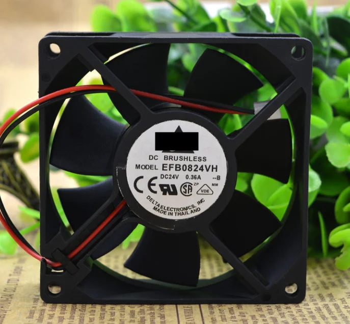 Новый оригинальный вентилятор EFB0824VH 8025 DC24V 0.21A 0.33A 0.36A