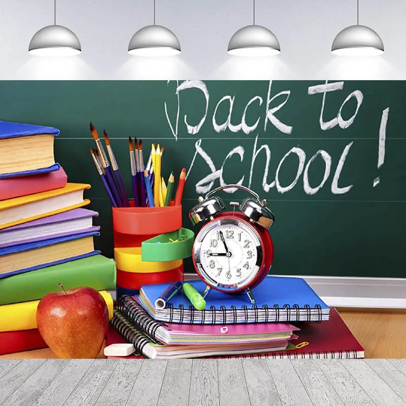 

Back to School Photography Backdrop Blackboard for Kids Party Banner School Chalkboard Photo Backgrond Photocall Photo Booth