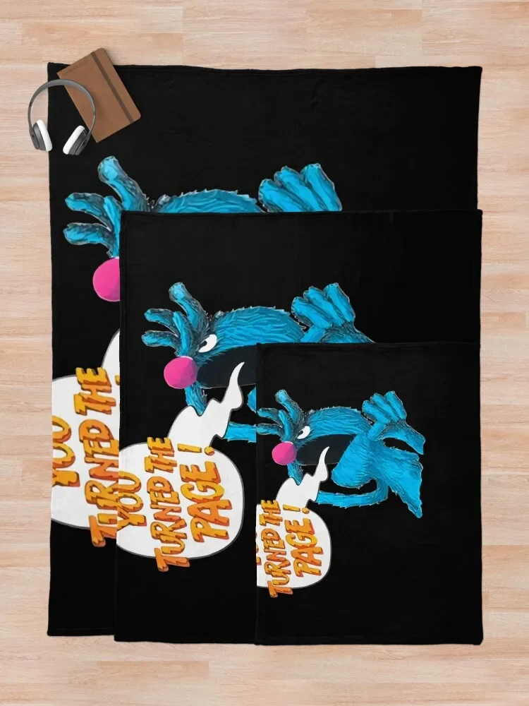 Ретро Винтаж The Monster at End of This Book Подарок для фанатов мужчин и женщин Пледы