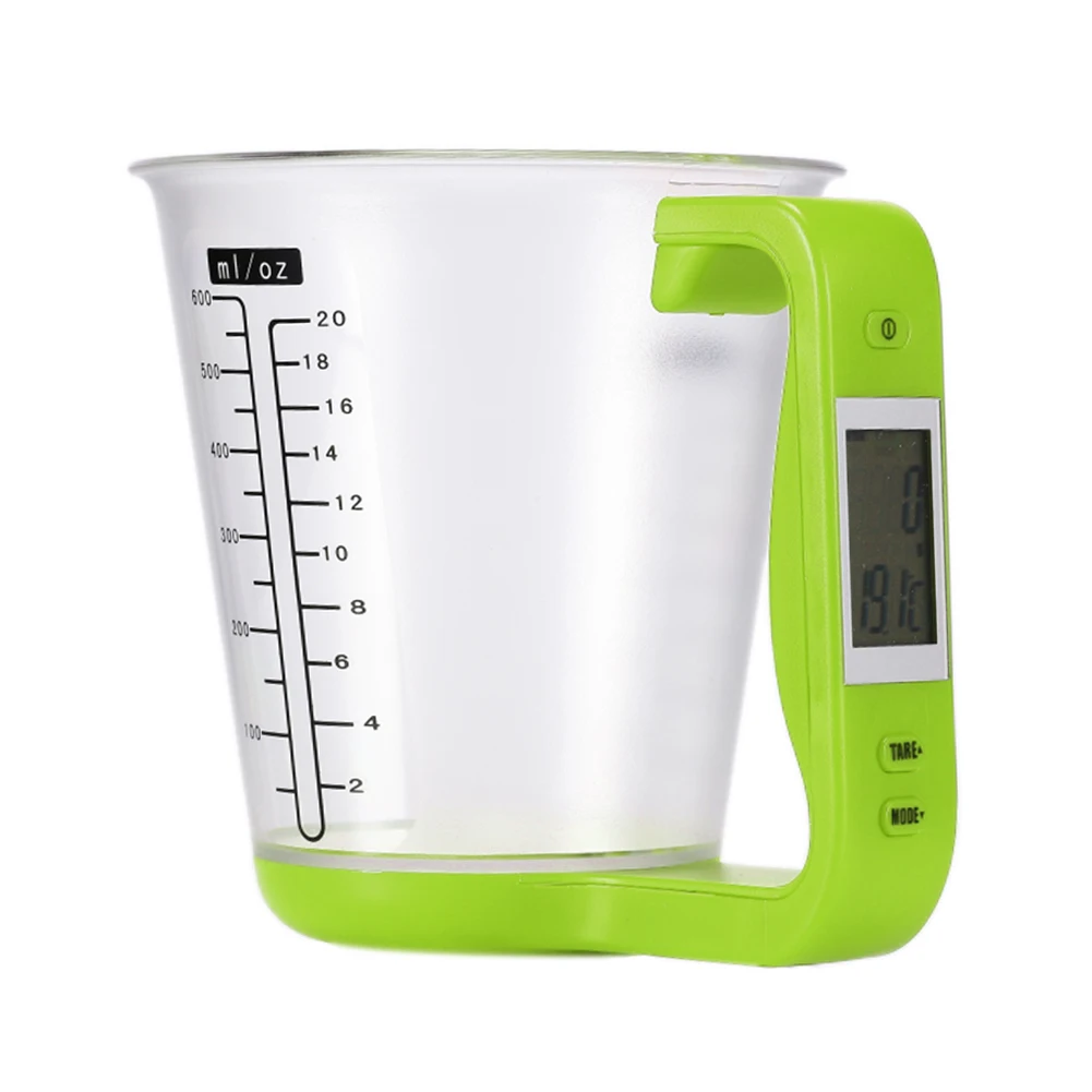 

Electronic Measuring Cup Kitchen Scales With LCD Display Digital Beaker Host Weigh Temperature Measurement Cups Kitchen Tools