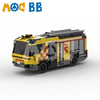 moc small rt hybrid fire truck building block toys compatible with le educational toys boys girls holiday gifts