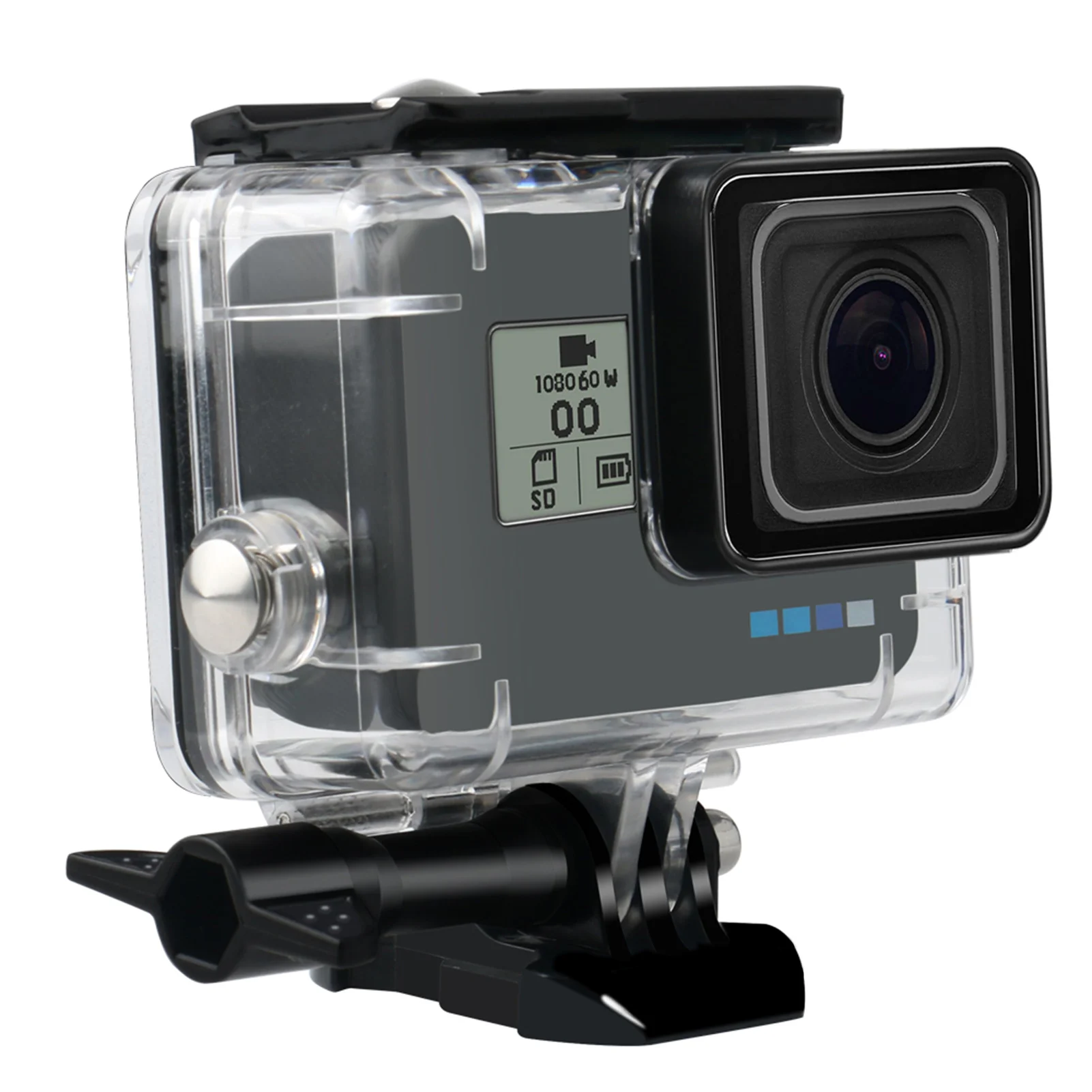 

IP68 Waterproof Housing For Go-Pro Hero 5/6/7 Protective 40m Underwater Dive Case Shell With Bracket Accessories Action Camera