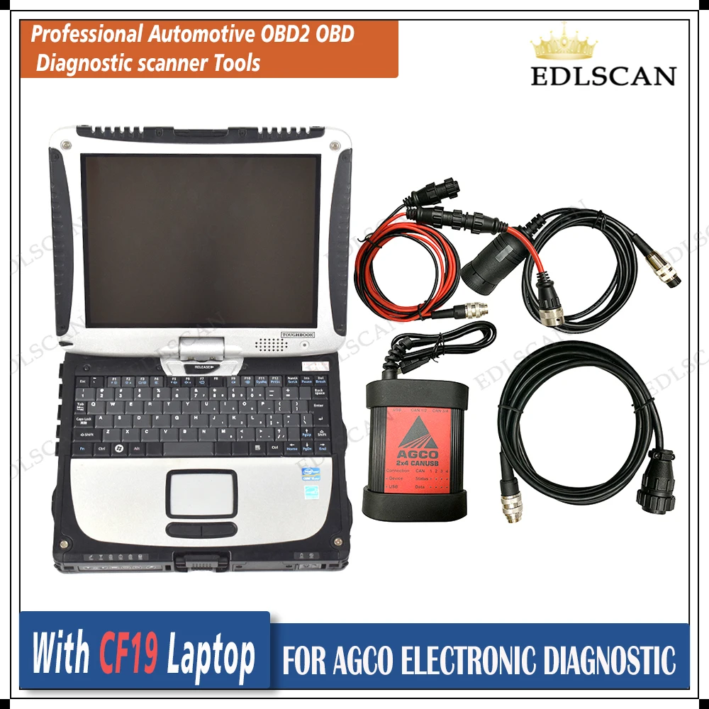 

Toughtbook CF19 laptop Agricultural Electronic Diagnostic Tool EDT for AGCO Diagnostic kit