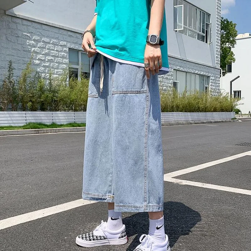 Pants Men Summer Casual Jeans Loose Denim Pants Men's Thin Pants Men's Jeans Multicolor