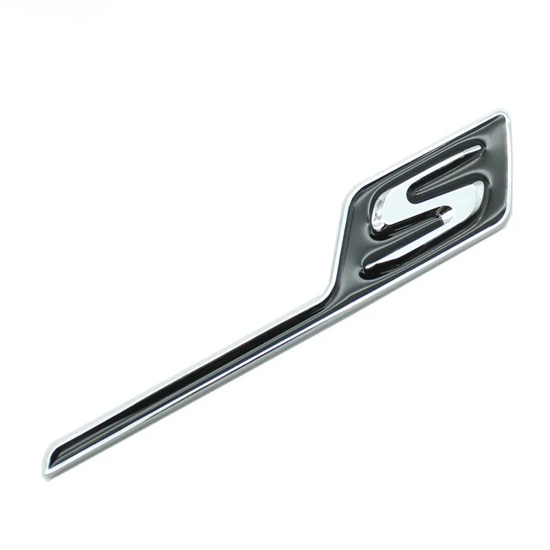 Автомобильный багажник S R C логотип значок эмблема наклейки для Mercedes Benz AMG GT A45 W176 CLA45 C117 C63s W205 E63 E53 W212 GLA45 GLC63 GLE63