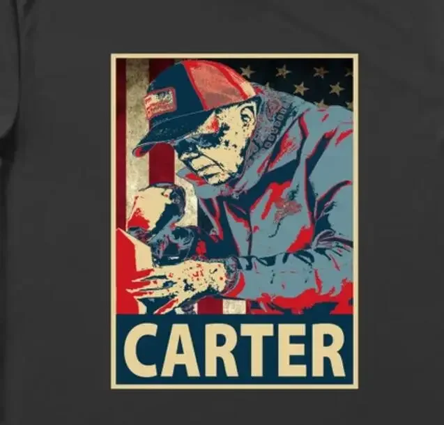 Джимми-президент Carter Mondale выборы любви политическая история США негабаритная