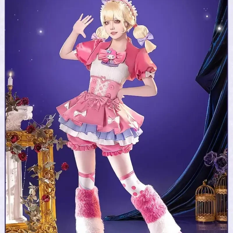 Костюм для косплея Lily Barrier Cheerleader из Identity V: розовое платье, парик, помпоны, наряд для ролевых игр (art.: 3920dbf09d95e) - 3920dbf09d95e