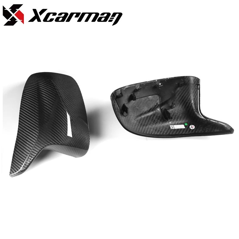 Заглушки для бокового зеркала заднего вида из углеродного волокна глянцевые