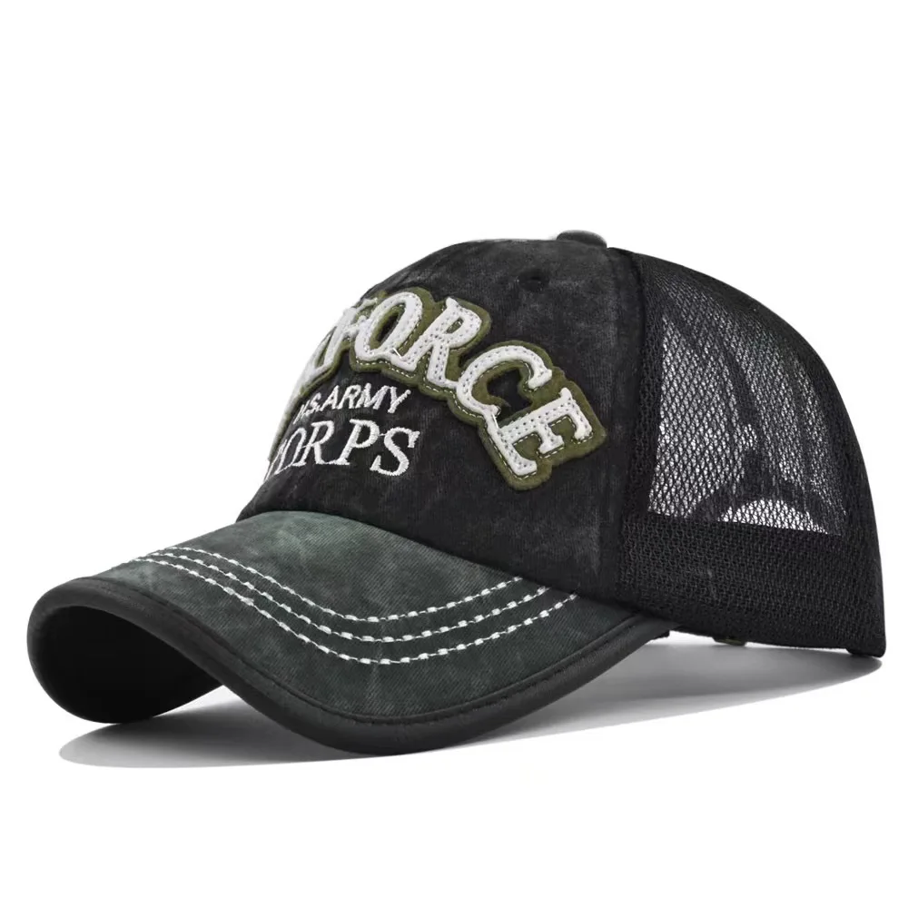 

New Fashion Letter Embroidery Baseball Cap Women Men Breathable Hip Hop Hats Summer Outdoor Casual Mesh Caps Unisex Snapback Cap