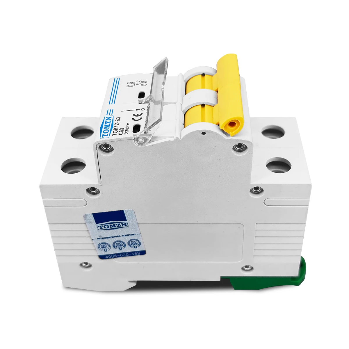TOMZN 2P DC 600V Автоматический выключатель MCB C кривая однополюсный предохранитель