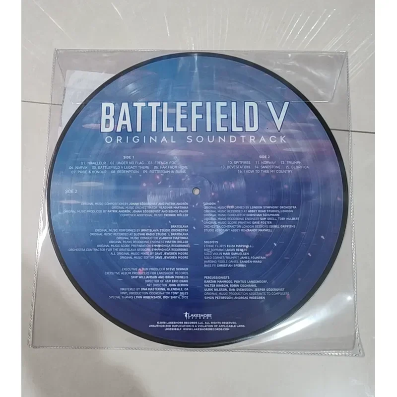Фото Саундтрек к игре Battlefield V на виниловой пластинке от Lakeshore Records, лимитированное издание к выходу RSD 2019 года. №2