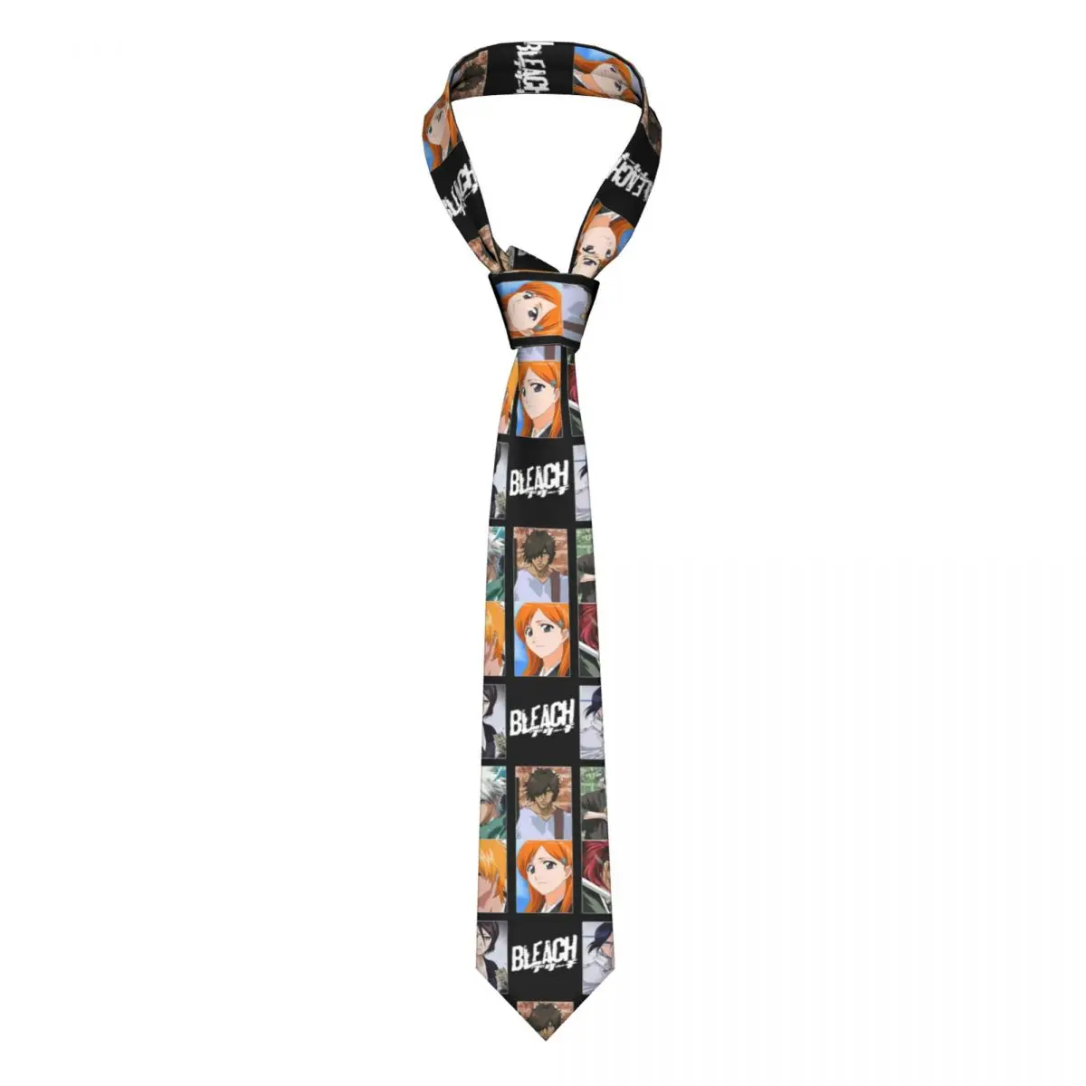 

Японский аниме отбеливатель галстуки для мужчин и женщин полиэстер 8 см Kurosaki Ichigo шейный галстук Шелковый узкий рубашка аксессуары галстук д...