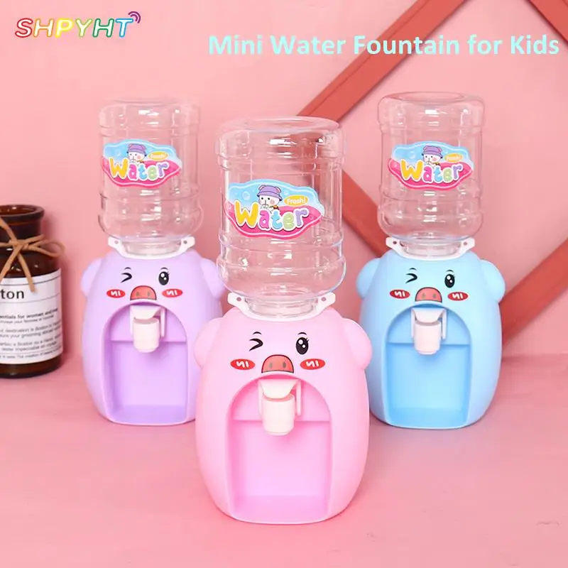 Милый мини-Бутылочки для напитков воды игрушка-диспенсер кухня игровой дом игрушки для детей игрушки имитация воды диспенсер