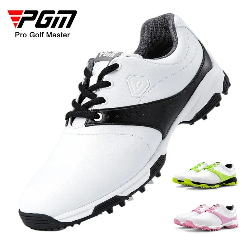 

Женские нескользящие кроссовки для гольфа PGM, женская спортивная обувь с флисовой подкладкой, Женская водонепроницаемая повседневная одежда для осени и зимы XZ191